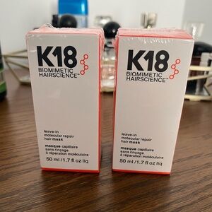 ❌SOLD❌ SEALED BRAND NEW K18 molecular repair hair mask bundle set 50ml each